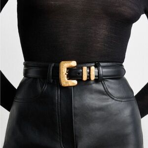 Déhanche Tetra Black and Gold Belt